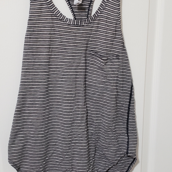 Lululemon Racerback Striped Tank (size 2) - Picture 1 of 2